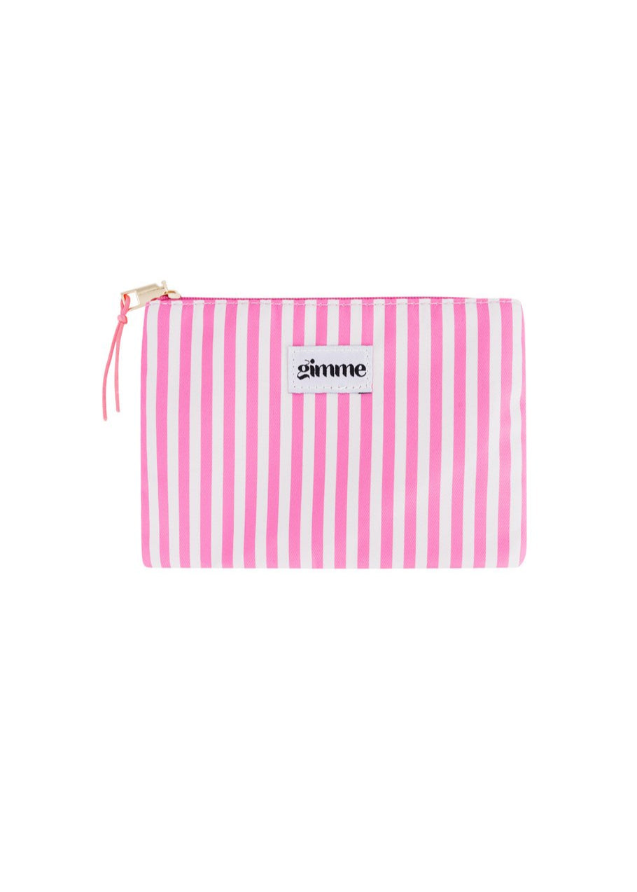 Make-Up Bag Pink Stripes