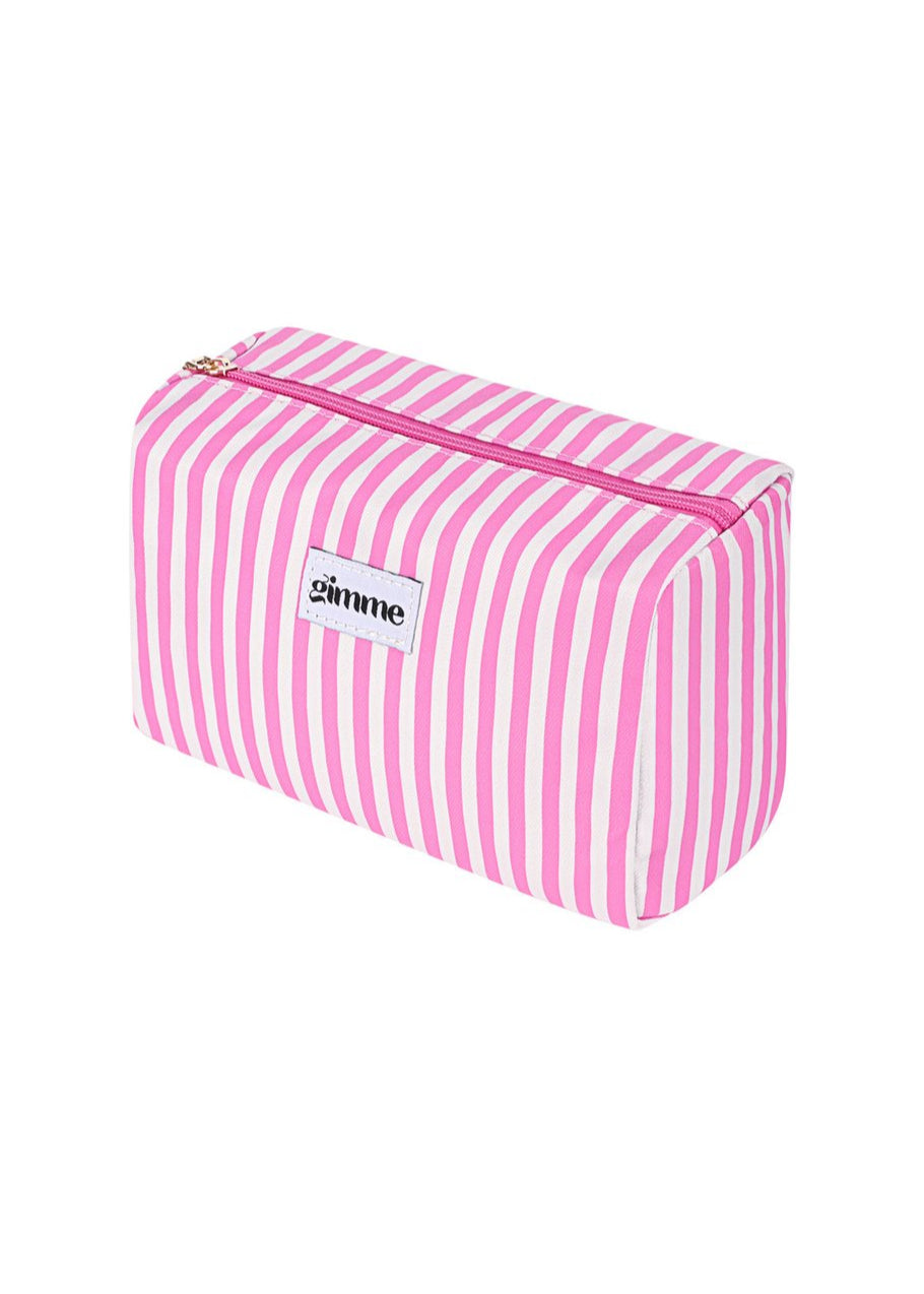Make-Up Bag Pink Stripes
