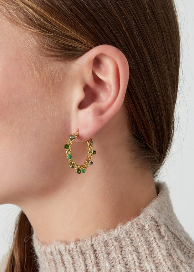 perlenohrringe boho trend