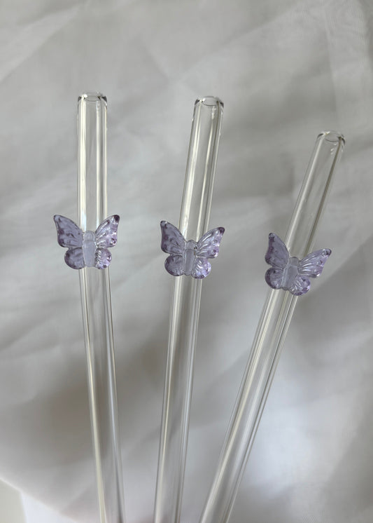 Butterfly Stohhalm