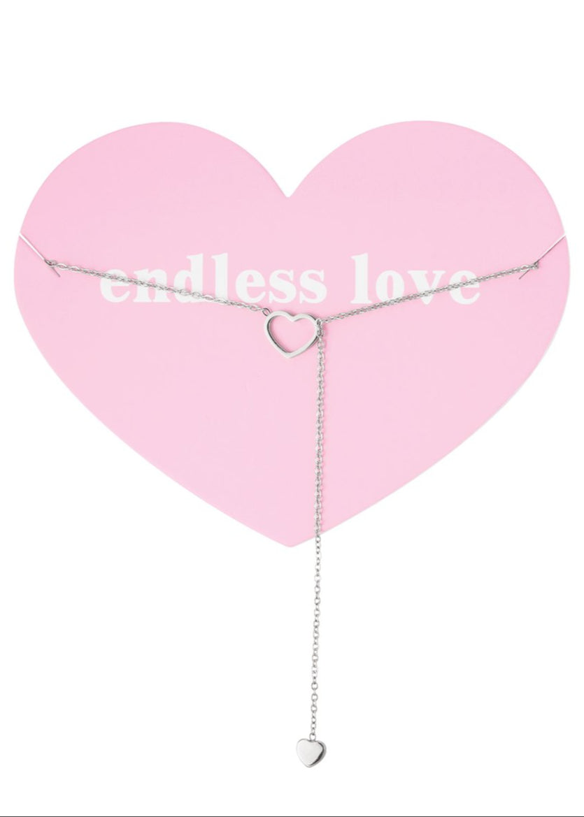 ' My Love ' Halskette Silber