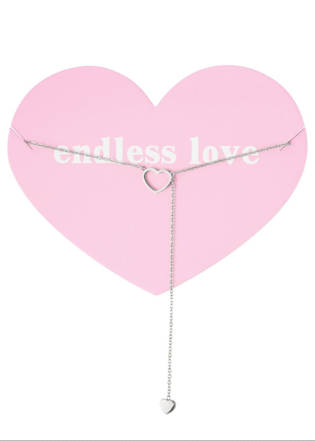 ' My Love ' Halskette Silber