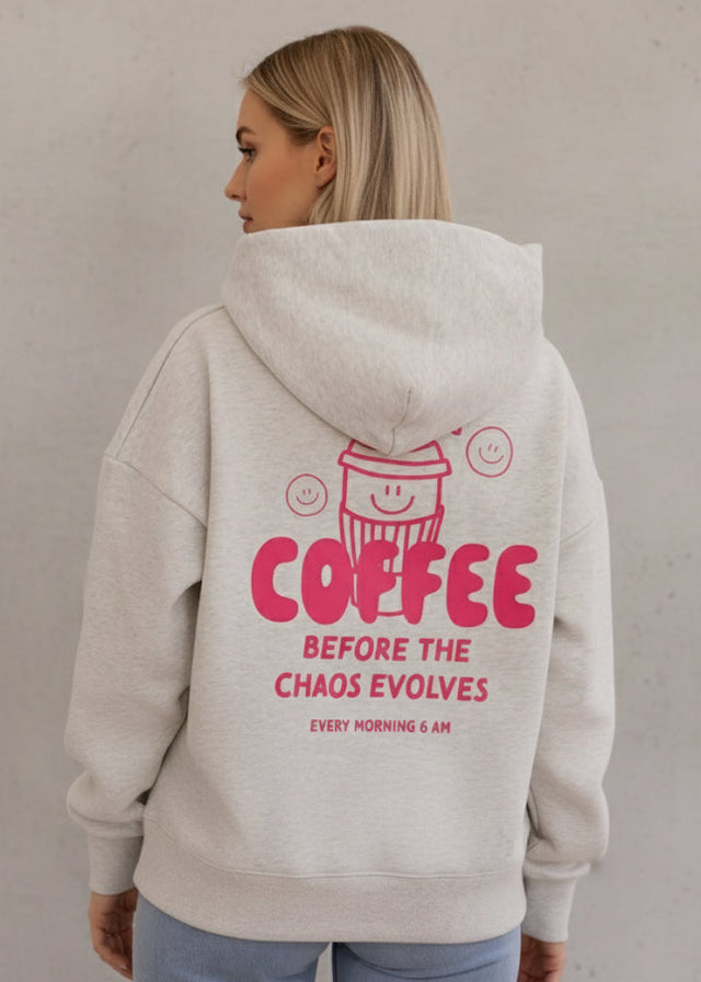 Coffee before Chaos Hoodie