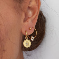 ohrringe modern elegant gold
