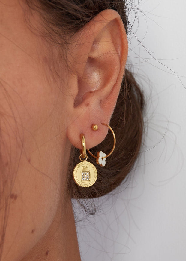 ohrringe modern elegant gold