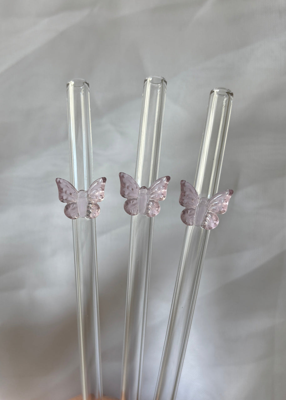 Butterfly Stohhalm