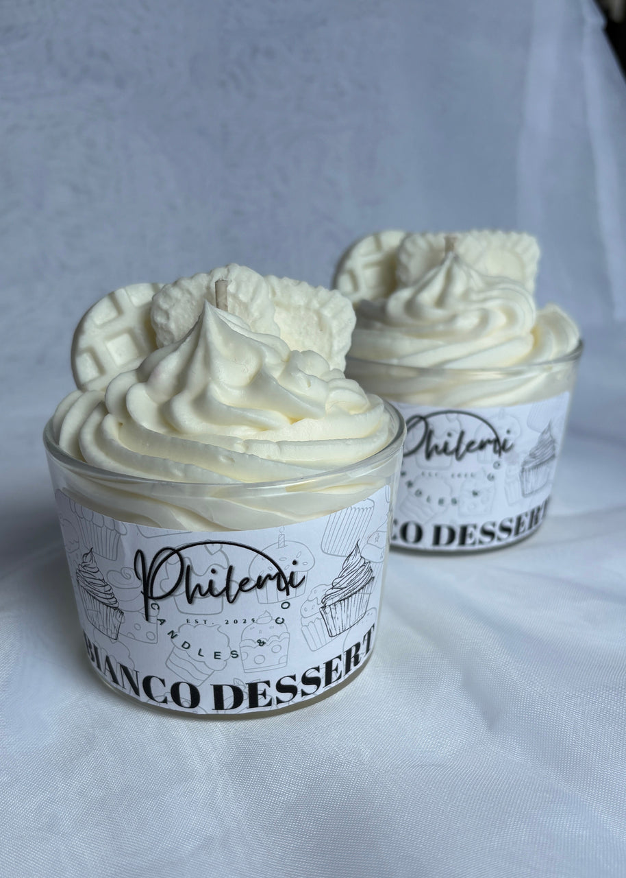 Bianco Dessert Kerze