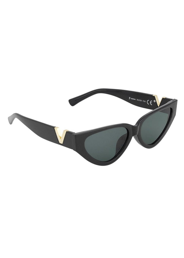 V-Statement Sonnenbrille Schwarz