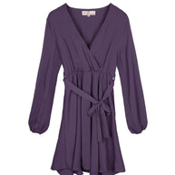 Chiffon Dress Purple