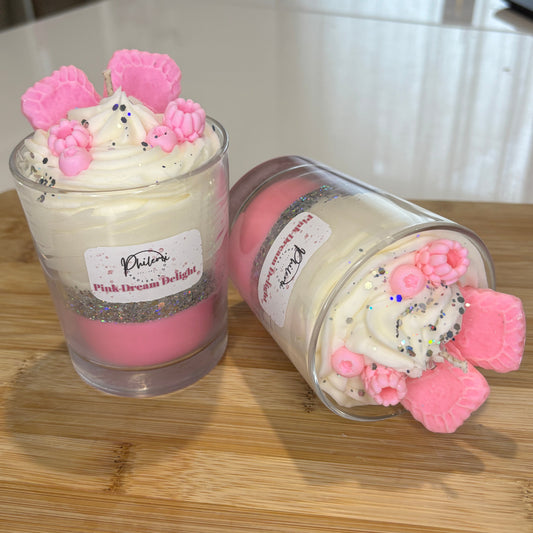 Pink Dream Delight Kerze