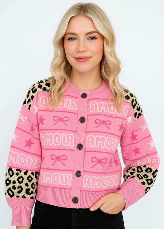 Amour Strickjacke