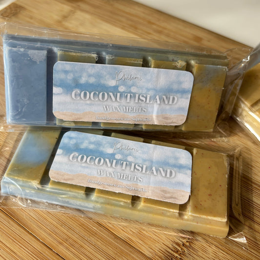 Wax Melt - Coconut Island - Snap Bar