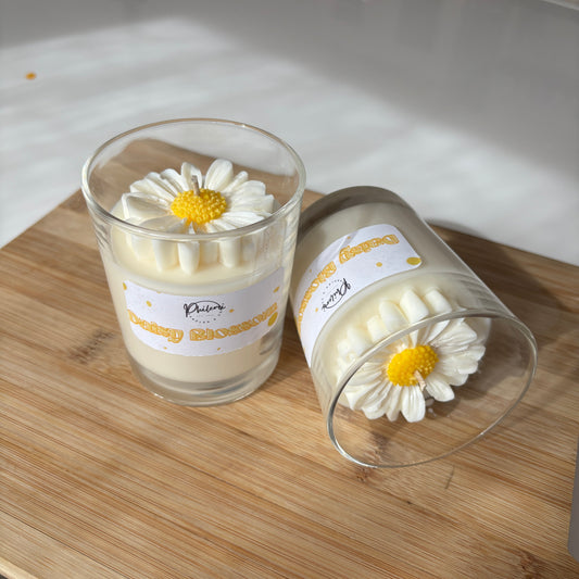 Daisy Blossom Kerze