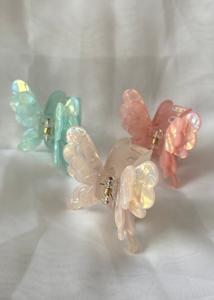 Butterfly Clips Frosted