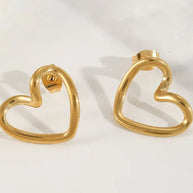 vergoldete herzstecker