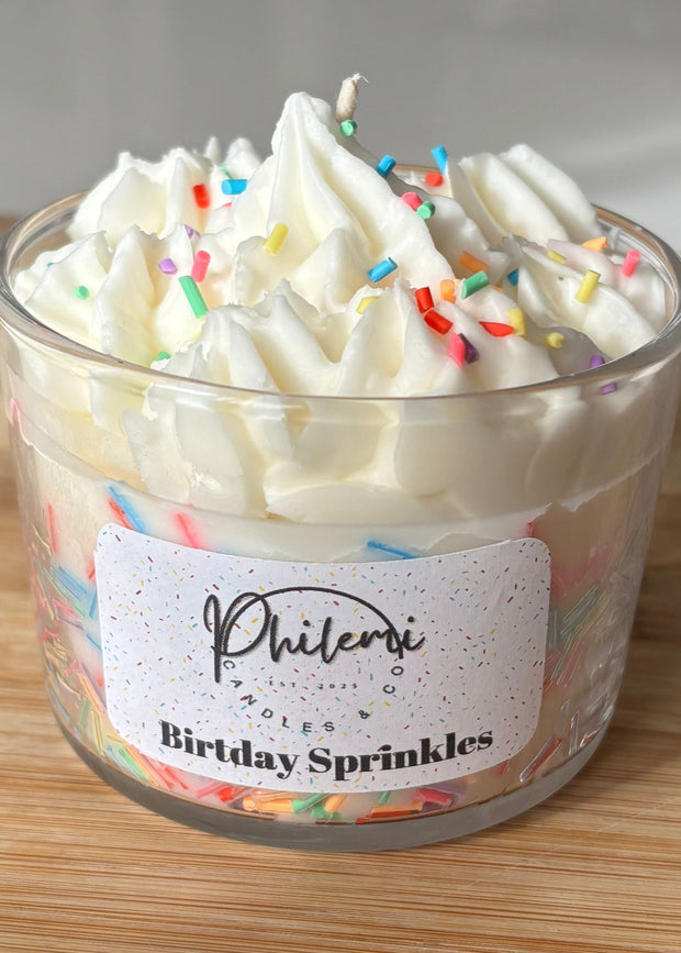 Birthday Sprinkles Kerze