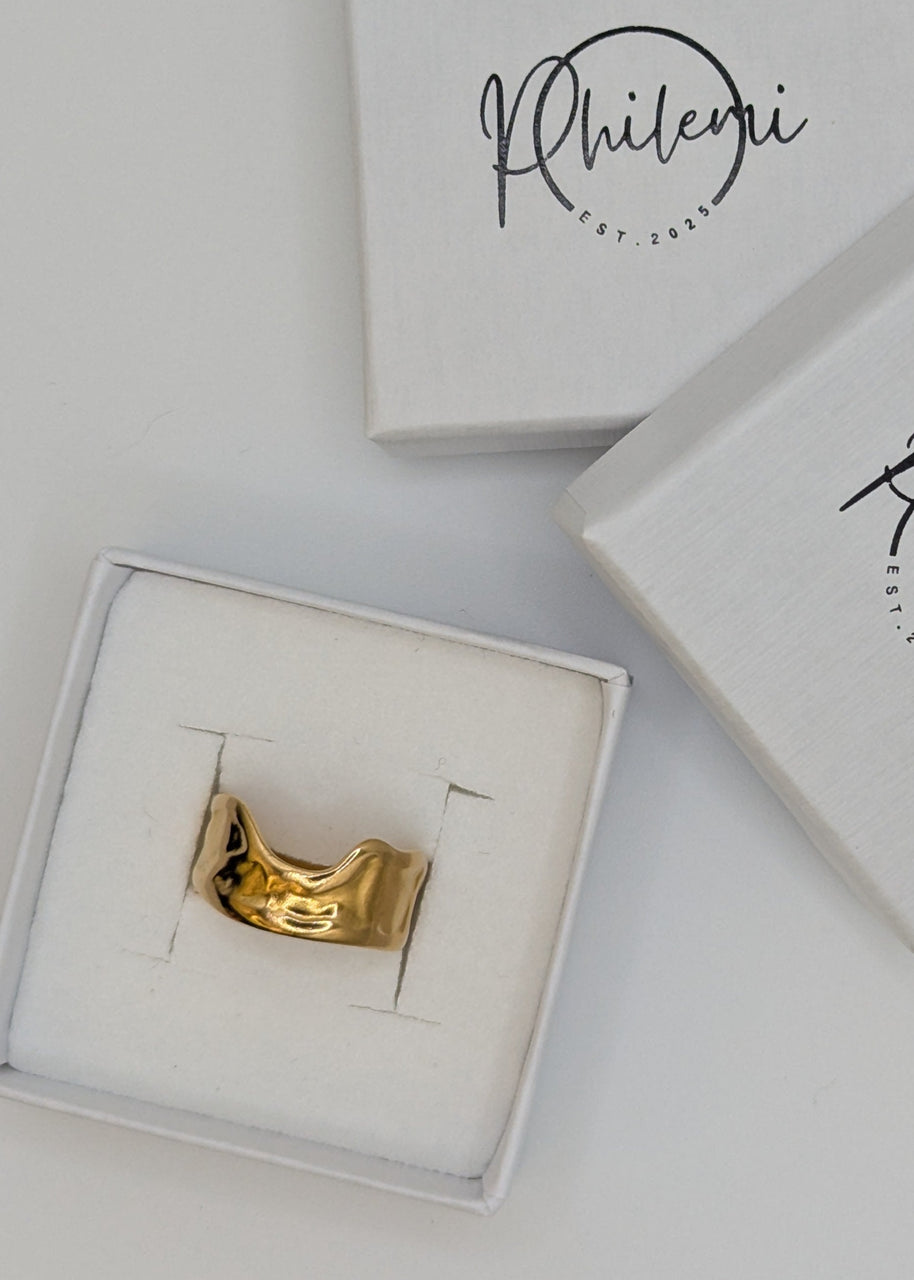 Ring Gold Abstrakt voa 18 Karat
