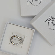 Edelstahl Ring abstrakt Dare Ring