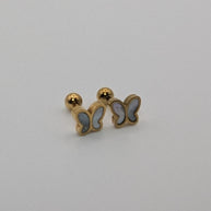 schmetterling ohrring stecker piercing
