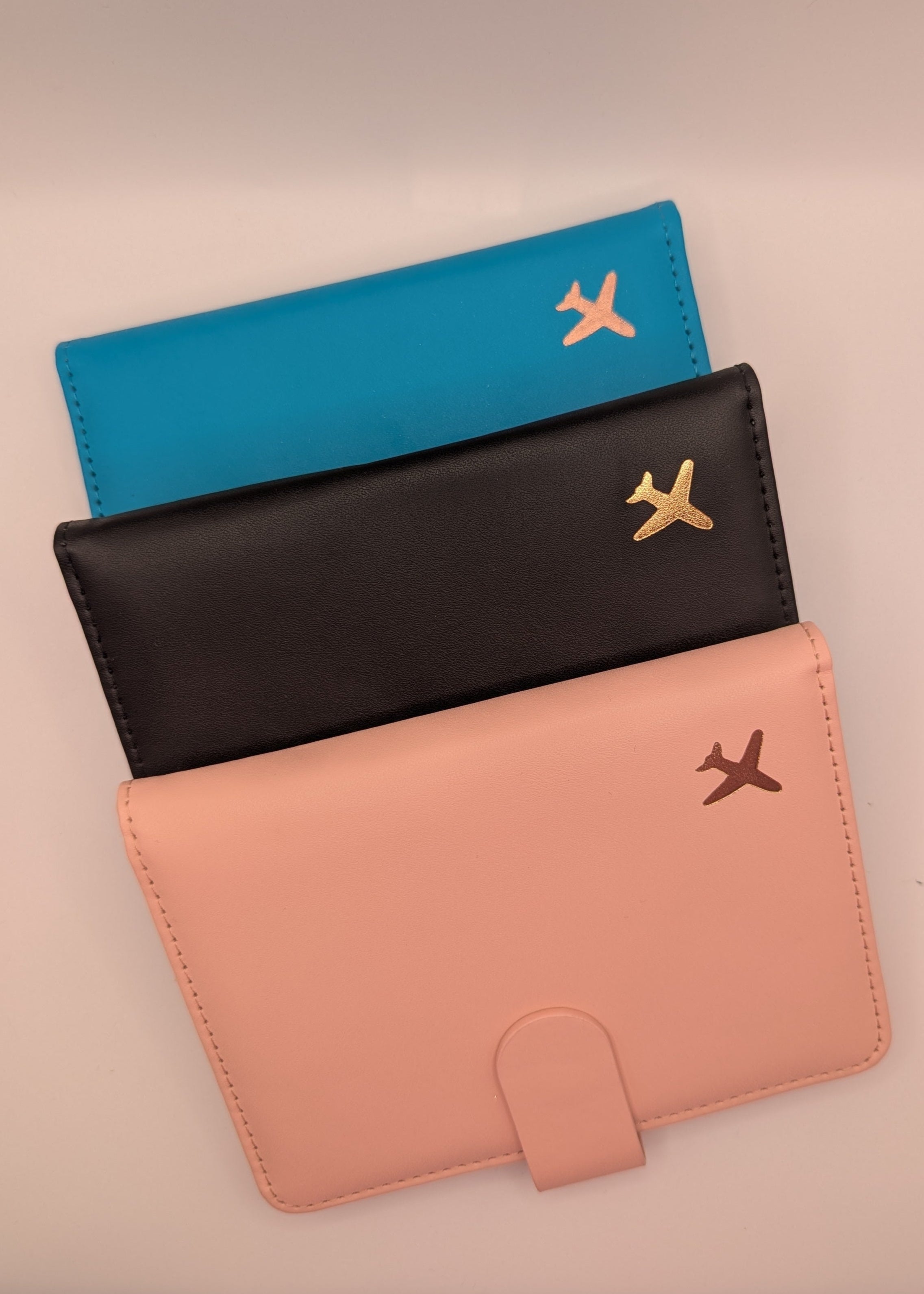 Reisepasshülle mit Kartenfächern